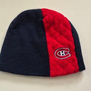 Montreal Canadians Canadiens HABS hockey NHL beanie winter hat polar knit kid